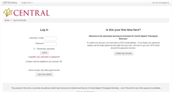 Desktop Screenshot of moodle.cbts.edu